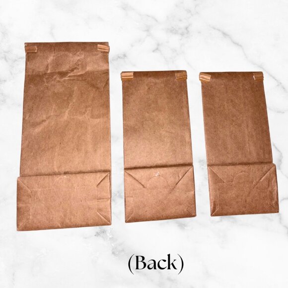 Le Labo Grasse New York Brown Paper Bags Set (Tin Tie Closure, 1 Large + 2 Small - Picture 4 of 7
